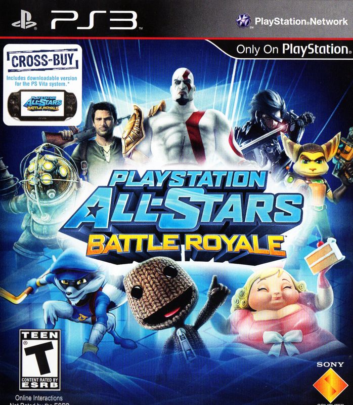 Playstation All-Stars Battle Royale box art for Playstation 3
